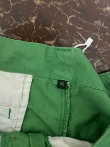 Street style denim parachute cargo