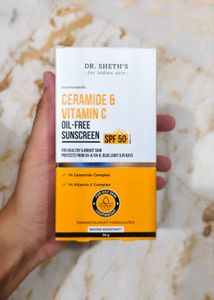 DR SHETHS VITAMIN C SUNSCREEN - 50G