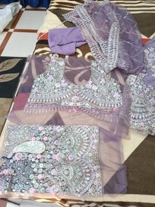 Embroidered Lehenga Choli with Dupatta