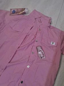 Pink Casual Shirt