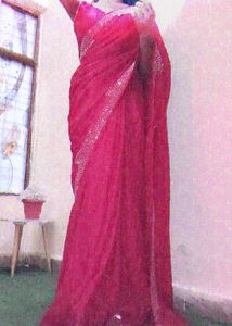 Elegant Pink Saree