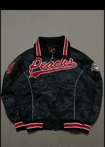 Vintage Peaches Baseball Jacket