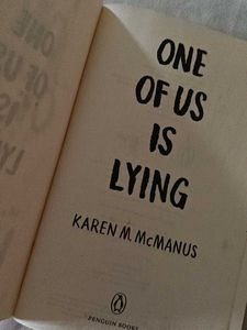Book One Of Us Is Lying