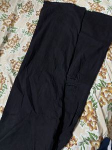 H&amp;M black side cut jeans