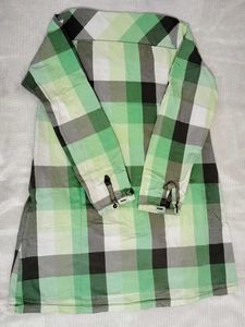 Plaid Tunic Top 🌷