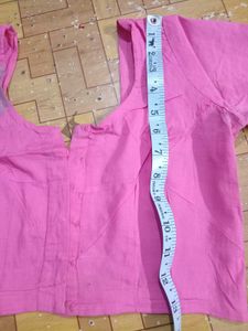 Pink Embroidered Blouse