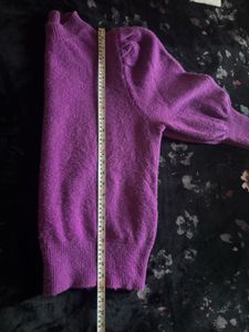 Purple Sweater Top