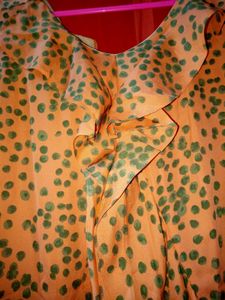 Ruffled Sleeveless Dress