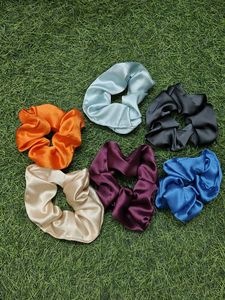Satin Soft Hair Scruchies (Pack Of 6)