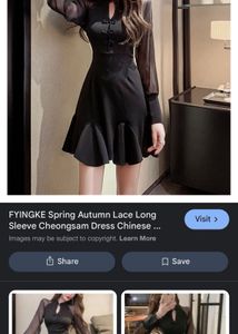 Elegant Black Mini Dress