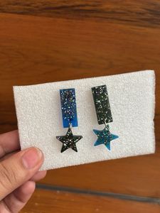 Star Drop Earrings