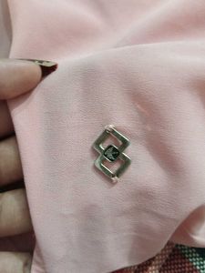 Peach Embroidered Top
