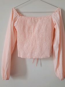 Pink Crop Top