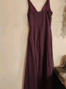 Elegant Purple Maxi Dress