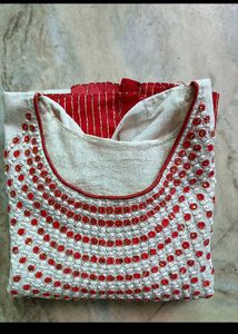 Off White Kurti