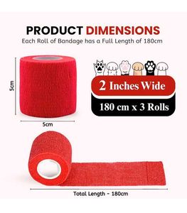 Pet Bandages - 3 Pack
