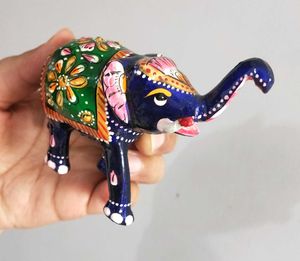 Meenakari Elephant Statue