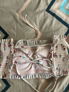 Stripless Padded Crop Top