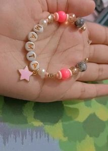 Custom Name Beaded Bracelet