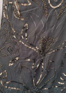 Y2K gray Embellished Halter Top