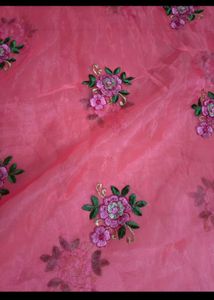 New Organza Material 1.84 Metres