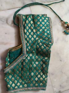 Green &amp; Gold Blouse