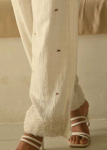 Everqupid branded White Heeled Mules