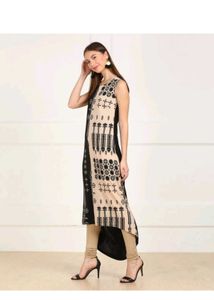 Sleeveless Printed Tunic