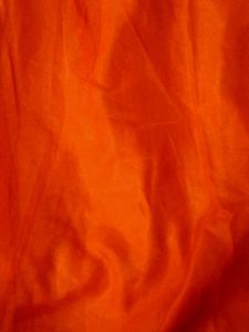 Orange Embroidered Lehenga style saree