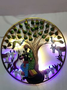 Wall Metal Radhe Krishna