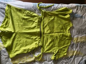 Neon Co-ord Shorts and T-shirt Set