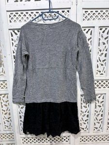 🎀Imported Gray &amp; Black Dress B