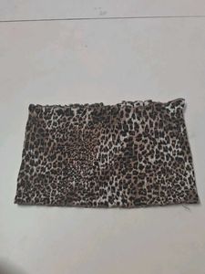 Leopard Print Tube Top