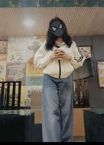 Stylish Striped Bomber Jacket