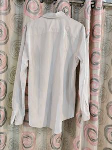 Zara White Long Sleeve Shirt