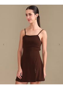 Brown Mini Dress🌸🌸🌼