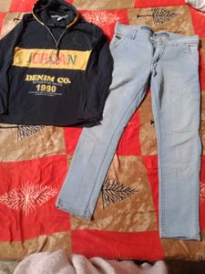 jeans 👖 with tshirt 👕