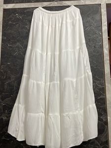 Pinteresty White Maxi Skirt From AMAZON