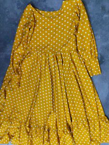 Long Frill Frock Stylish Design For Girls
