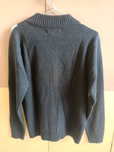 Argyle Zip-Up Cardigan
