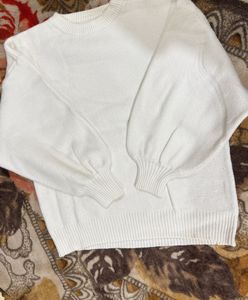 White Knit Sweater