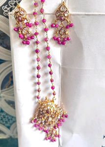 Fancy Necklace Set With Earrings