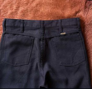 Navy Blue Work Pants Wide Leg