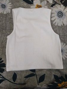 White Crop Top