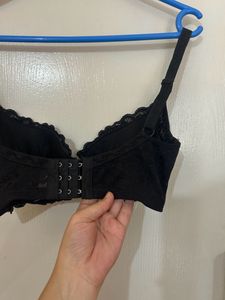 Padded Black Bra