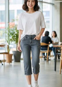 ❗SALE❗KOREAN STYLE DENIM CAPRI