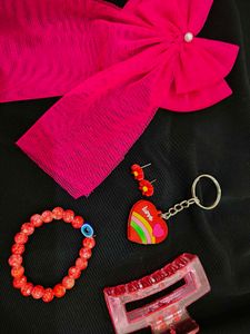 Red Accessory Bundle: Y2K Vibes!