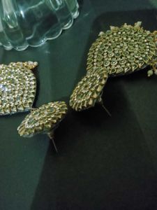 Elegant Kundan Drop Earrings