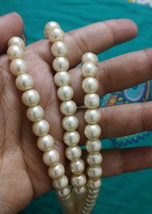 Pearl Necklace &amp; Earring Set