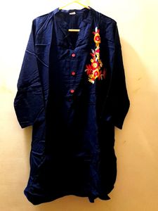 Stylish Dark Blue 🔵 Short Kurti,Only 120 Rupees!